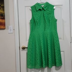 NY&Co. Green shirtdress
